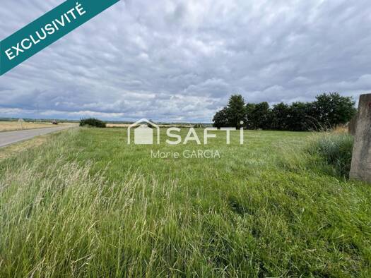 Terrain constructible viabilisé à vendre 75 000 € 1 200 m² de terrain Monbéqui 82170