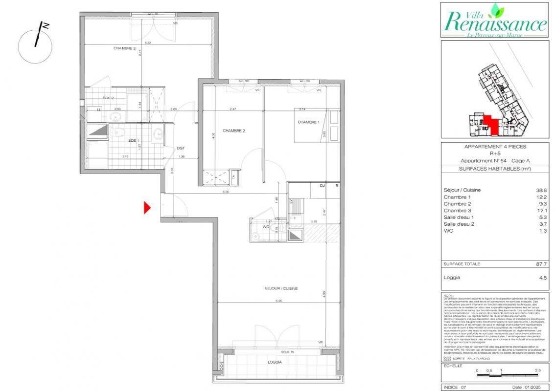 Maison à louer, 87m², LE PERREUX SUR MARNE