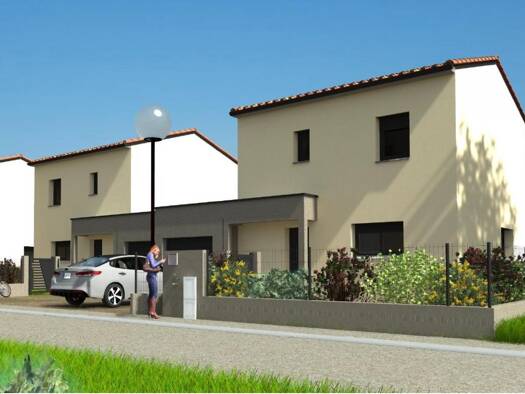 Terrain avec maison neuve à vendre 285 000 € 4 pièces 3 chambres 90 m² 373 m² de terrain Sud Chabeuil 26120