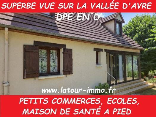 Maison à vendre 189 000 € 4 pièces 3 chambres 98 m² 1 135 m² de terrain Verneuil d'Avre et d'Iton 27130
