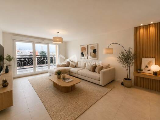 Appartement à vendre - neuf 289 000 € 3 pièces 2 chambres 63 m² RDC Centre Ville Villemomble 93250