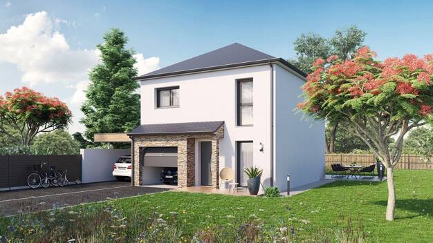 Terrain avec maison neuve à vendre 249 558 € Chançay 37210