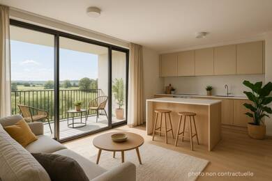Appartement à vendre 189 000 € 2 pièces 1 chambre 49,5 m² Étage 1/2 Bonnefamille 38090