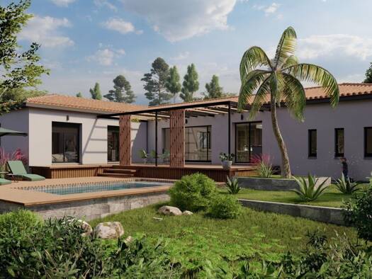 Terrain avec maison neuve à vendre 368 900 € 4 pièces 3 chambres 120 m² 605 m² de terrain Nebian 34800