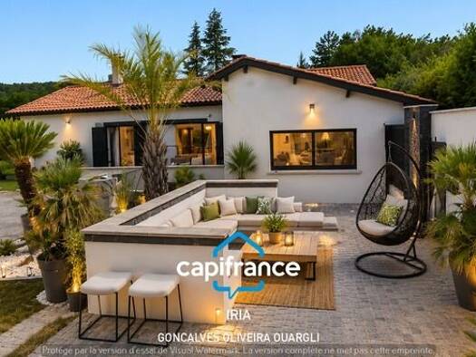 Maison de plain-pied à vendre 375 000 € 6 pièces 4 chambres 150 m² 4 846 m² de terrain Saint Etienne Villeneuve-sur-Lot 47300