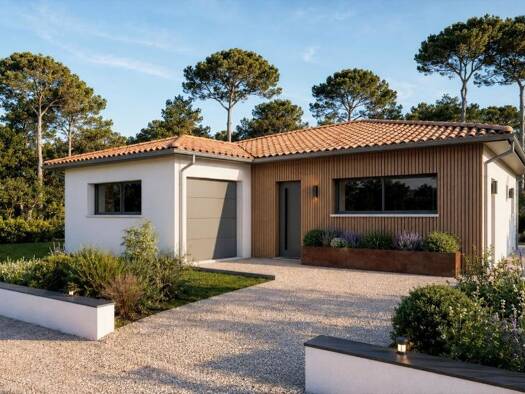 Terrain avec maison neuve à vendre 459 000 € 4 pièces 3 chambres 103 m² 627 m² de terrain Est Saint-Vincent-de-Tyrosse 40230
