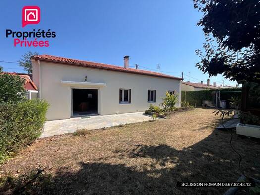 Maison de plain-pied à vendre 343 167 € 6 pièces 3 chambres 126 m² 497 m² de terrain L'Yeuse Royan 17200