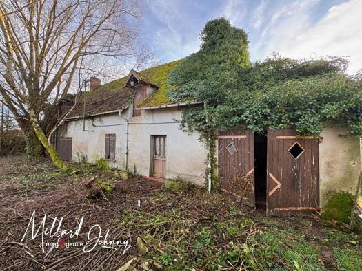 Maison à vendre 51 200 € 3 pièces 2 chambres 100 m² 1 200 m² de terrain Palinges 71430