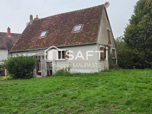 Maison à vendre 69 500 € 3 pièces 2 chambres 60 m² 7 669 m² de terrain Garigny 18140