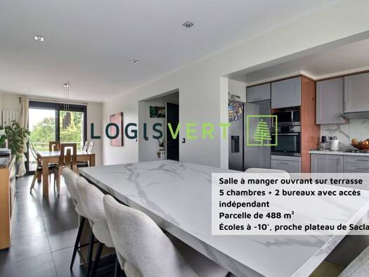Maison à vendre 695 000 € 9 pièces 6 chambres 175 m² 488 m² de terrain Plateau et Pileu Palaiseau 91120
