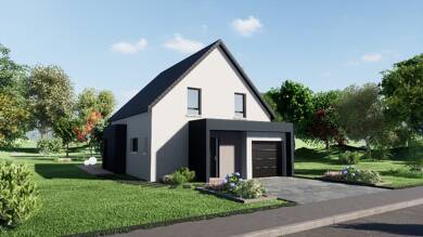 Terrain avec maison neuve à vendre 310 500 € Ruederbach 68560