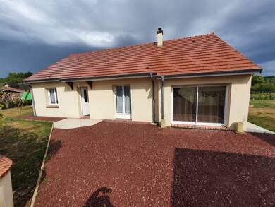 Maison de plain-pied à vendre 232 000 € 5 pièces 3 chambres 100 m² 1 300 m² de terrain Beaumont le Roger 27170