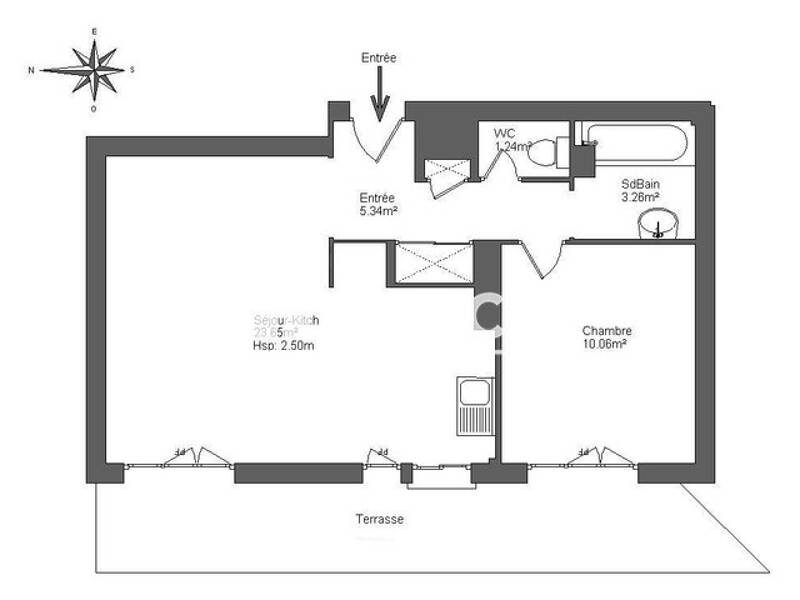 Maison à louer, 44m², TOULON