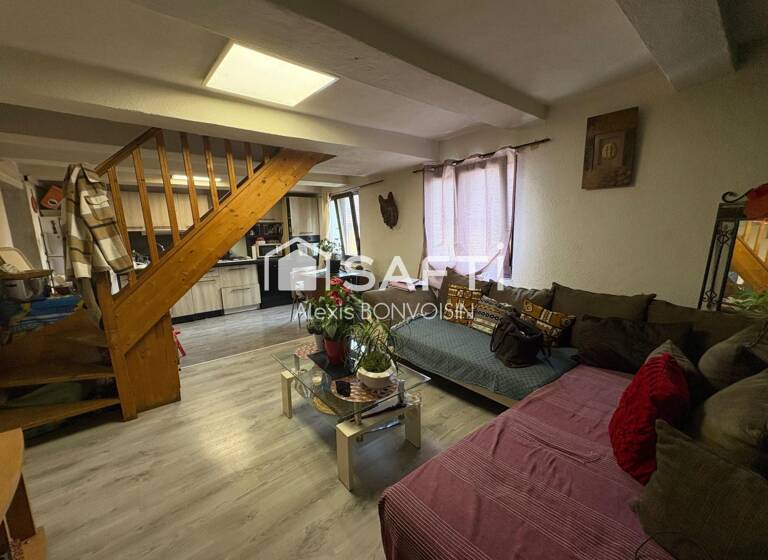 Duplex à vendre 123 000 € 3 pièces 2<br/>chambres 66 m²<br/>superficie 1er<br/>étage Centre Bischwiller 67240