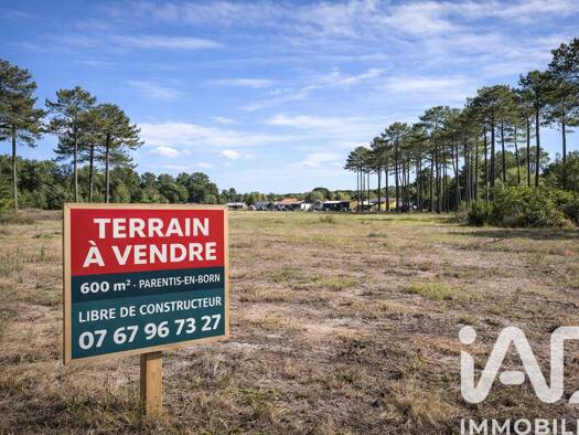 Terrain constructible à vendre 116 000 € 599 m² de terrain Parentis-en-Born 40160