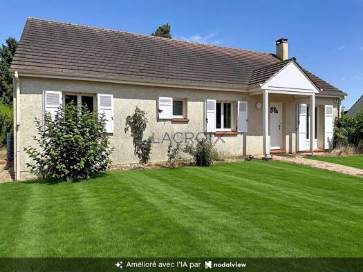 Maison de plain-pied à vendre 315 000 € 5 pièces 4 chambres 96,33 m² 1 032 m² de terrain Ouest Sud Magnanville 78200