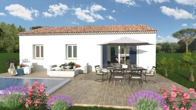 Maison de plain-pied à vendre 295 000 € 4 pièces 3 chambres 77 m² 700 m² de terrain Trans-en-Provence 83720