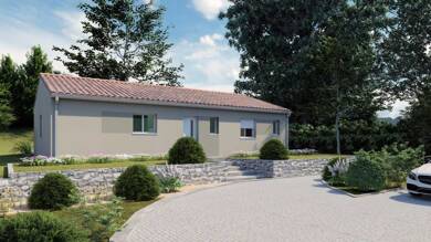 Maison de plain-pied à vendre 228 000 € 4 pièces 3 chambres 100 m² 565 m² de terrain Baron 33750