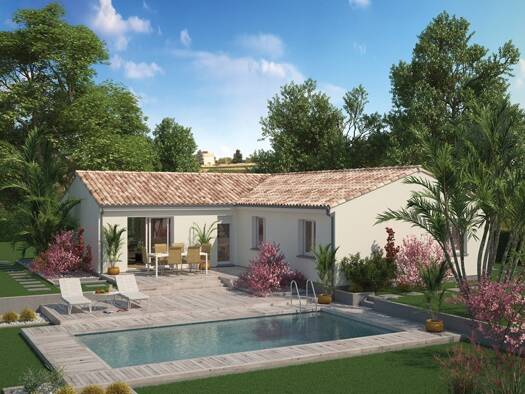 Terrain avec maison neuve à vendre 223 000 € 4 pièces 3 chambres 85 m² 1 083 m² de terrain Colombiers 17460