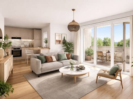 Appartement à vendre - neuf 274 000 € 3 pièces 2 chambres 55 m² Étage 2/2 Centre Bas Vernouillet 78540