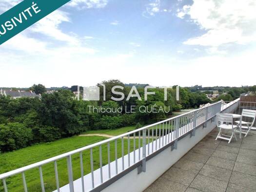 Appartement à vendre 250 000 € 3 pièces 2 chambres 66 m² Étage 3/3 Bourg Nord Guipavas 29490