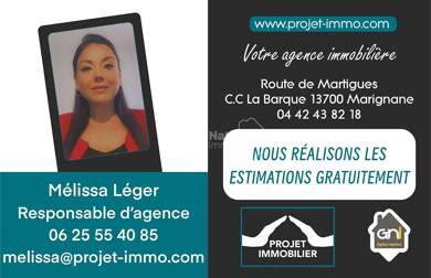 Appartement à vendre 185 000 € 4 pièces 3 chambres 61 m² RDC/2 Est Gignac la Nerthe 13180