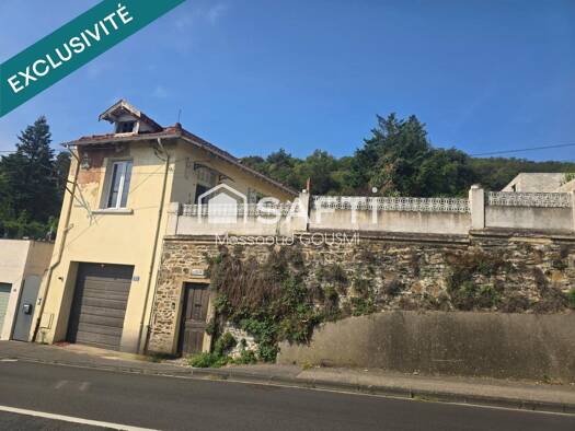 Maison à vendre 189 000 € 3 pièces 2 chambres 63 m² 312 m² de terrain Bas-Vernes Givors 69700