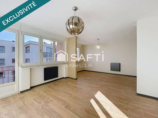 Appartement à vendre 145 000 € 3 pièces 2 chambres 65 m² Étage 3/3 Centre Ville Florange 57190