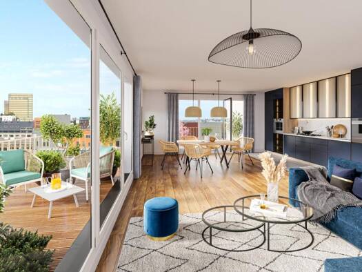 Studio à vendre - neuf 191 583 € 1 pièce 1 chambre 34 m² 2ème étage Bondy Villemomble 93250