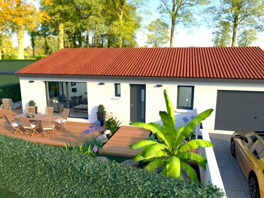 Terrain avec maison neuve à vendre 327 000 € 5 pièces 3 chambres 94 m² 723 m² de terrain Villeneuve-la-Rivière 66610