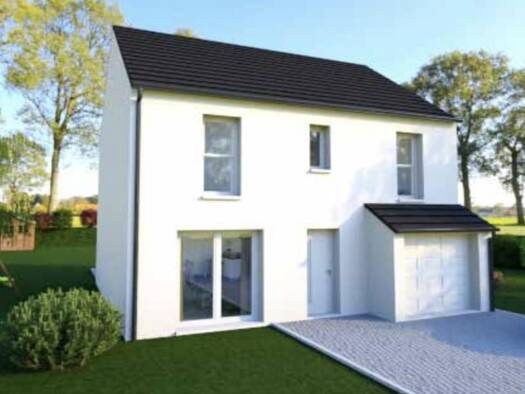 Terrain avec maison neuve à vendre 432 750 € 1 pièce 4 chambres 106,4 m² 675 m² de terrain Sud-Bords de Marne-Gambetta-Aulnoy Chelles 77500