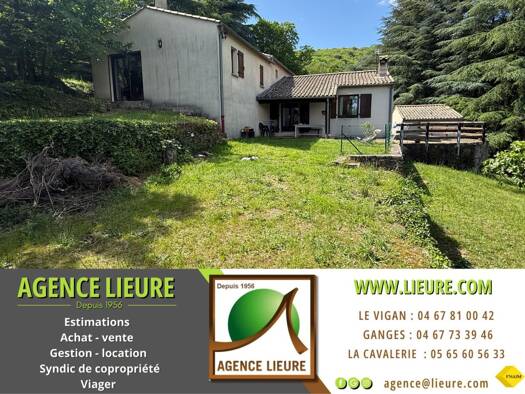 Maison à vendre 265 000 € 7 pièces 5 chambres 141 m² 2 925 m² de terrain Ouest Le Vigan 30120