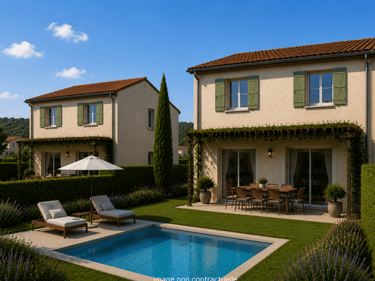 Terrain constructible viabilisé à vendre 135 000 € 434 m² de terrain Pierrevert 04860