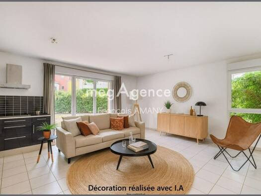 Appartement à vendre 279 000 € 3 pièces 2 chambres 60 m² RDC/2 Dommartin 69380