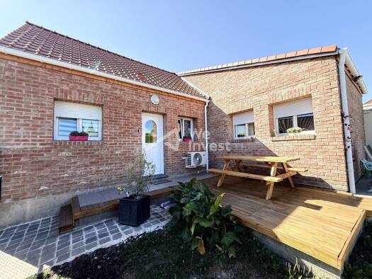 Maison de plain-pied à vendre 180 000 € 3 pièces 2 chambres 56 m² Fouquereuil 62232