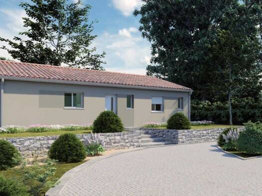 Terrain avec maison neuve à vendre 160 000 € 4 pièces 3 chambres 100 m² 1 000 m² de terrain Germignac 17520