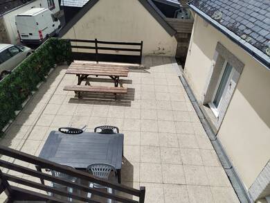 Appartement à louer 810 € 3 pièces 2 chambres 40 m² Dernier étage, Étage 2/2 Porzambars-La Glaciere Concarneau 29900