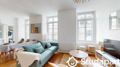 Appartement à louer 450 € 1 pièce 2 chambres 9 m² 1er étage Centre Ville Lorient 56100