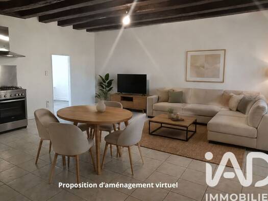 Maison de ville à vendre 220 000 € 4 pièces 3 chambres 97,08 m² Historique Saint-Cyr-sur-Loire 37540
