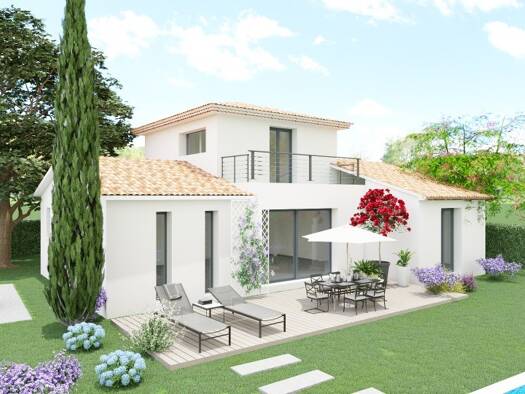 Terrain avec maison neuve à vendre 449 000 € 4 pièces 3 chambres 95 m² 500 m² de terrain Pourrières 83910