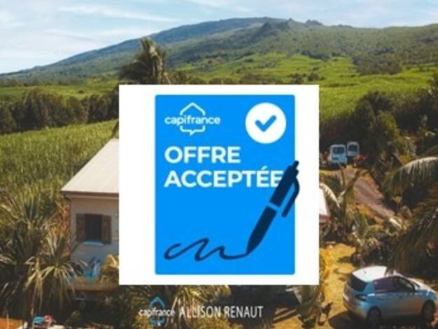 Maison de plain-pied à vendre 235 000 € 4 pièces 3 chambres 100 m² 736 m² de terrain Saint-Philippe 97442