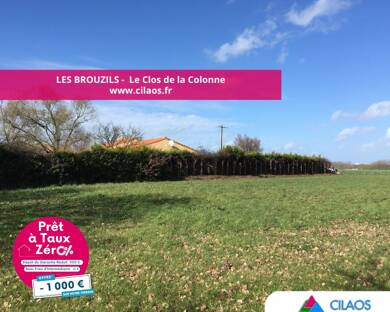 Terrain viabilisé à vendre 79 000 € 800 m² de terrain Rocheservière 85620
