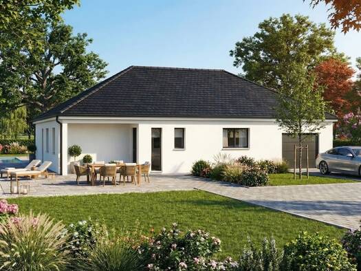 Terrain avec maison neuve à vendre 289 877 € 5 pièces 4 chambres 124 m² 2 250 m² de terrain La Charmée 71100