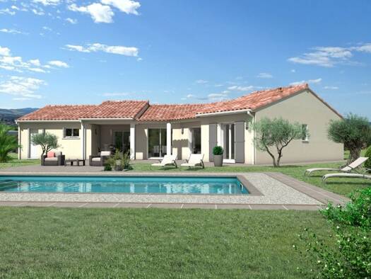 Terrain avec maison neuve à vendre 274 430 € 6 pièces 4 chambres 116 m² 418 m² de terrain Zone d'Activité Bédarieux 34600