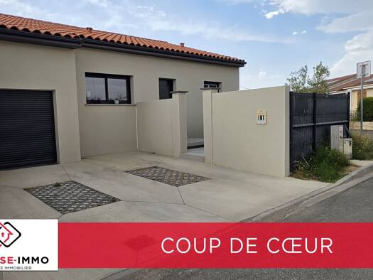 Maison de plain-pied à vendre 365 000 € 4 pièces 3 chambres 107 m² 465 m² de terrain Marcorignan 11120
