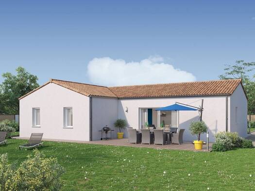 Terrain avec maison neuve à vendre 199 325 € 4 pièces 3 chambres 98 m² 500 m² de terrain Belleville-sur-Vie 85170