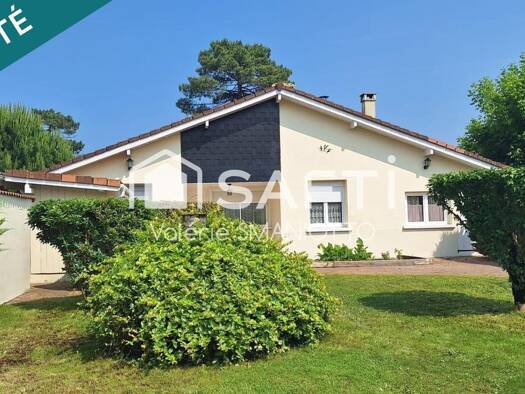 Maison de plain-pied à vendre 288 000 € 4 pièces 3 chambres 92 m² 616 m² de terrain Bourg Mimizan 40200