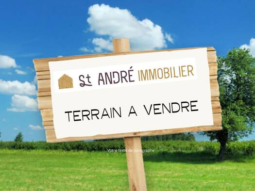 Terrain constructible viabilisé à vendre 62 000 € 1 502 m² de terrain La Forteresse 38590