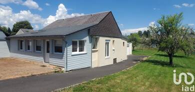 Maison de plain-pied à vendre 126 000 € 5 pièces 2 chambres 111 m² 1 141 m² de terrain Neuvic 19160