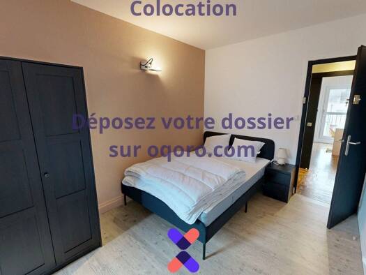 Colocation à louer 450 € 5 pièces 4 chambres 78,9 m² 2ème étage Château Rezé 44400